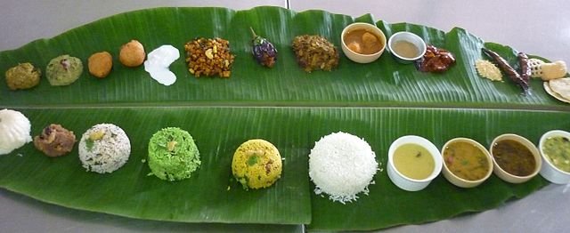 Banana leaf meal Andhra